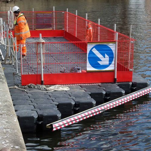 Pontile galleggiante - 10 series - JETFLOAT INTERNATIONAL - da lavoro / per marina / per porto