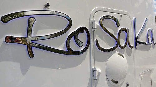 4 Pezzi Set Acciaio Inox 3D Lettera Numeri per Scania R400