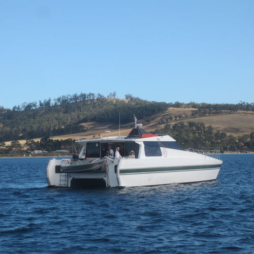 Motor-yacht catamarano - SIXTY THREE - INCAT - da charter / hard-top / con cabina di pilotaggio