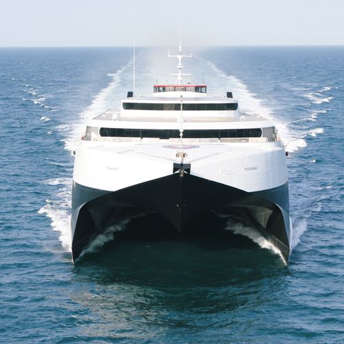 Traghetto per auto catamarano - MANANNAN - INCAT - ad alta velocità