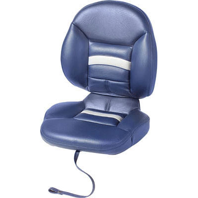 Sedile pilota - 4BLL201A1 - Llebroc Industries - per bass-boat / nero / bianco