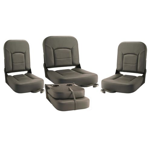 Sedile pilota - 4BLL201CO-C1-C2 - Llebroc Industries - per bass-boat / ribaltabile / 1 posto
