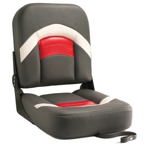 Sedile pilota - 4BLL307CO-C1-C2 - Llebroc Industries - per bass-boat / ribaltabile / 1 posto