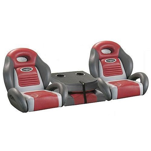 Sedile avvolgente - GT2 COMPLETE SET  - Llebroc Industries - per bass-boat / 3 posti / multicolore