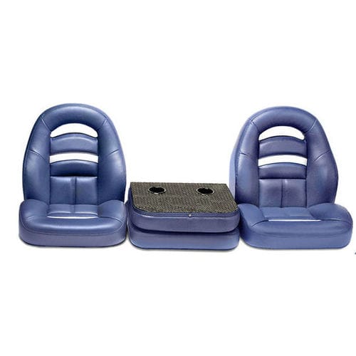 Sedile avvolgente - 4BLL201BO - Llebroc Industries - per bass-boat / 3 posti / nero