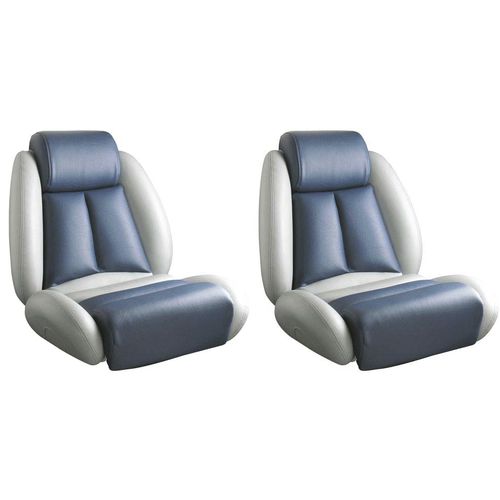 Sedile avvolgente - 4BLLPMXBO - Llebroc Industries - per bass-boat / 2 posti / multicolore