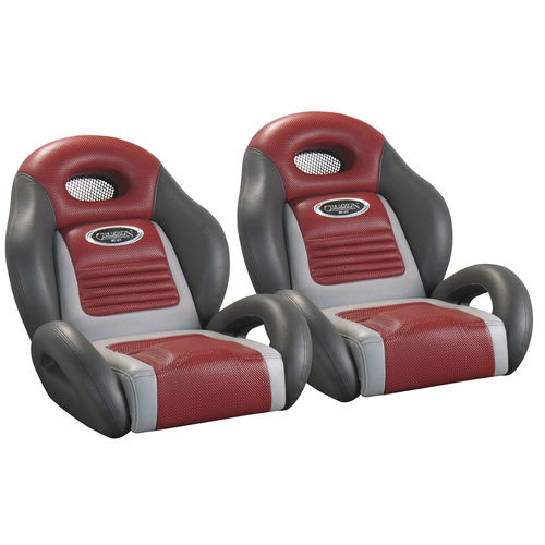 Sedile avvolgente - 4BLLGT2DP - Llebroc Industries - per bass-boat / 2 posti / multicolore