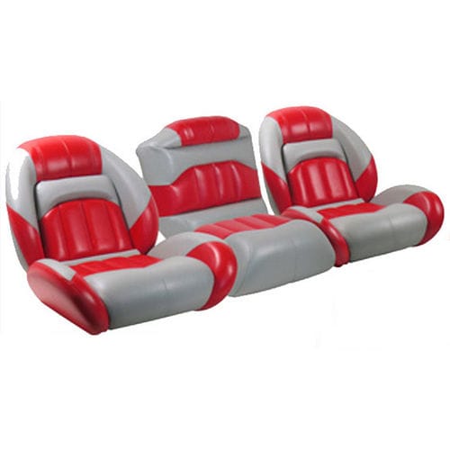 Sedile avvolgente - PRO XL COMPLETE SET - Llebroc Industries - per bass-boat / 3 posti / multicolore
