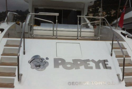 Lettera per yacht - Atep Italia - per barca / per nave / in acciaio inossidabile
