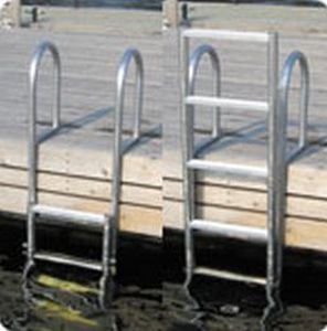 Scaletta per pontile - Dock Edge - a scomparsa / da bagno / in alluminio