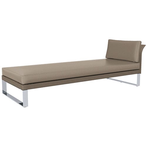 Lettino prendisole per yacht - KONFY | Chaise Lounge 200 - Valdenassi - marrone / senza braccioli / in tessuto