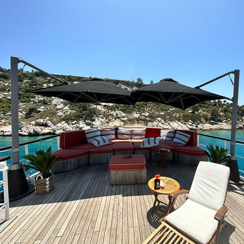 Ombrellone per yacht - ONE STEP - Valdenassi - in tela