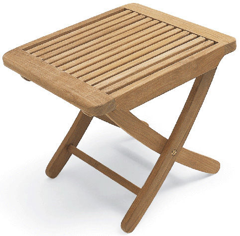 Sgabello per barca - ATLANTIC | Footstool - Valdenassi - in teak
