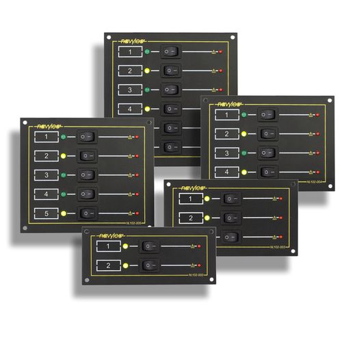 Quadro elettrico per barca - NL102-006 - NAVYLEC - di corrente / LED