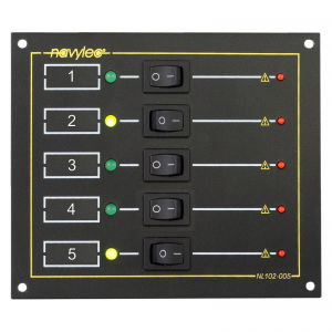 Quadro elettrico per barca - NL102-005 - NAVYLEC - di corrente / LED