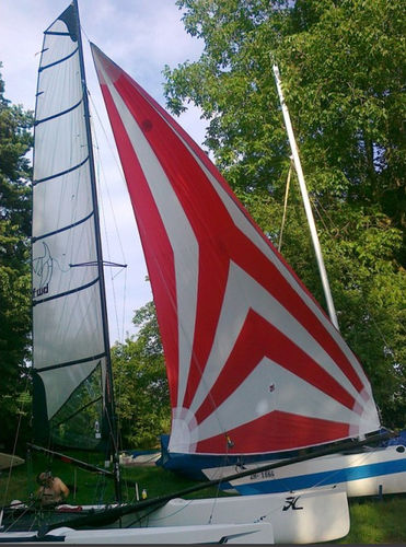 Spinnaker - SPHB180000 - Forward Sailing - per deriva / Formula 18 / da Hobie Cat 18
