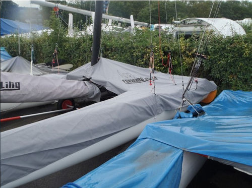 Telone di protezione per multiscafo sportivo - TACINAPH10 - Forward Sailing - per scafo / grigio / Formula 18