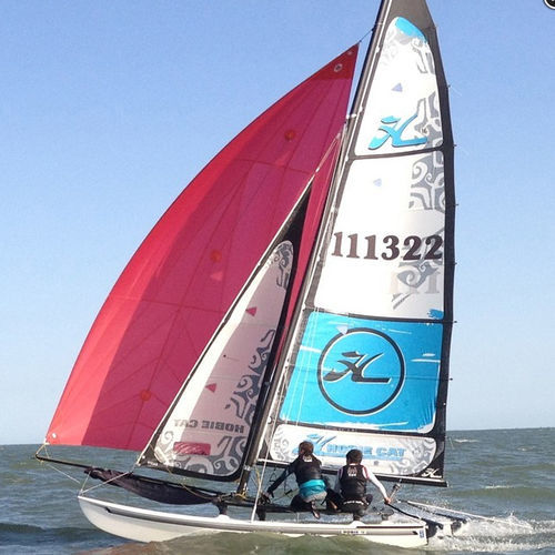 Spinnaker asimmetrico - SPHB160000 - Forward Sailing - per multiscafo sportivo / in nylon / da Hobie Cat 16