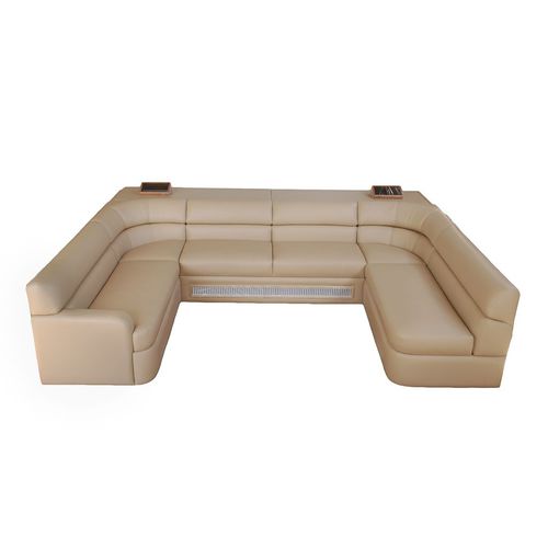 Divano per yacht - Elite 87 x 136 U - Glastop Inc. - 6 posti / con contenitore / su misura