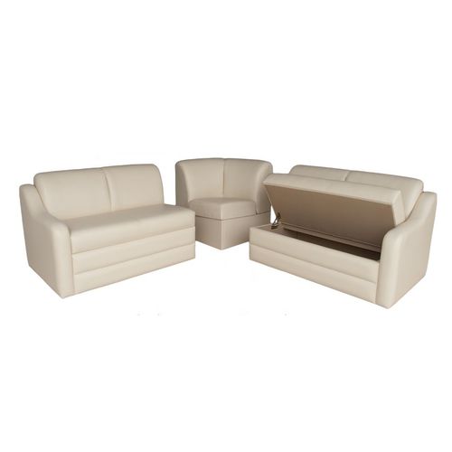 Divano modulare - Bimini Marine Sectionals - Glastop Inc. - per yacht / 5 posti / con contenitore