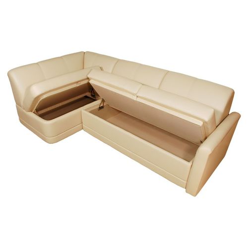 Divano per yacht - COMP3-A - Glastop Inc. - 4 posti / con contenitore / su misura