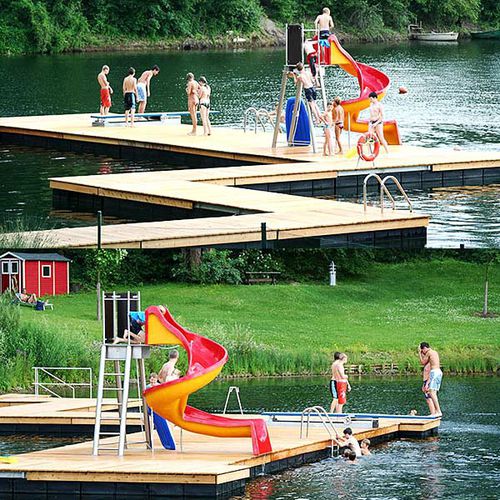 Pontile galleggiante - FLEXIBLE - ORKA Steganlagen GmbH - modulare / di ormeggio / per marina