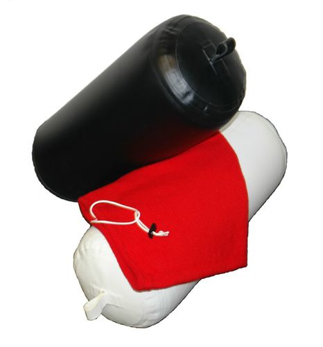 Parabordi Gonfiabili Per Barche - Nero, In PVC Spesso 3,8mm, Per Yacht E Barche Da Pesca - Foto 3