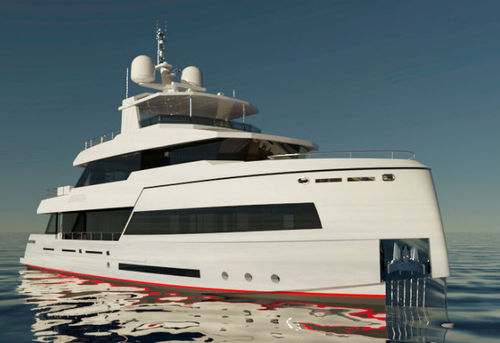 Super-yacht da crociera - FHI 115 - Inace - con cabina di pilotaggio / a prua verticale