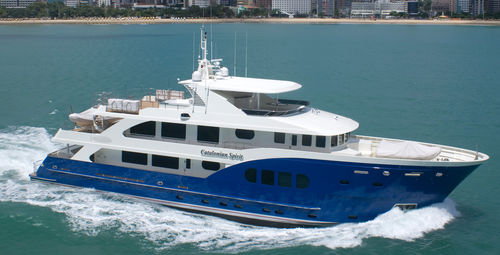 Super-yacht da crociera - M/Y Catalonian Spirit - Inace - con cabina di pilotaggio / dislocante / in acciaio