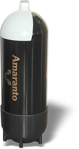 Bombola di ossigeno per immersione - 12 litres  - Amaranto - in acciaio