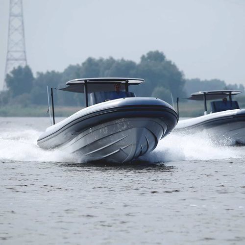Gommone entrobordo - TT VICTORY - Yachtwerft Meyer - RIB / con console centrale / max. 12 persone
