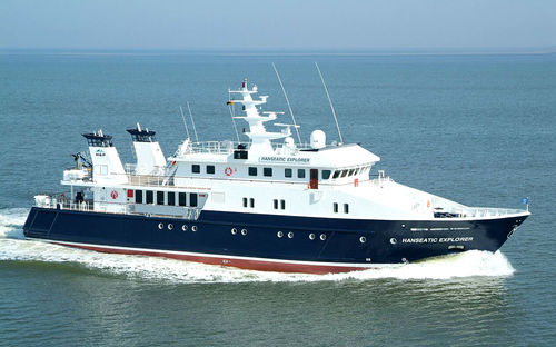Mega-yacht offshore - HANSE - Fassmer - explorer / raised pilothouse / in acciaio