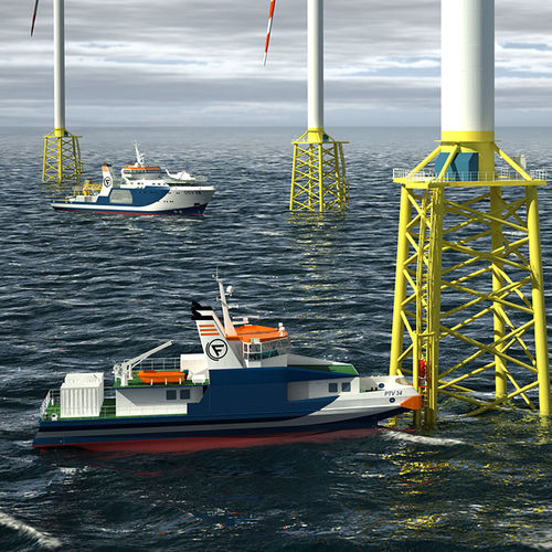 Nave di supporto offshore per il trasporto dell'equipaggio - Seakat - Fassmer