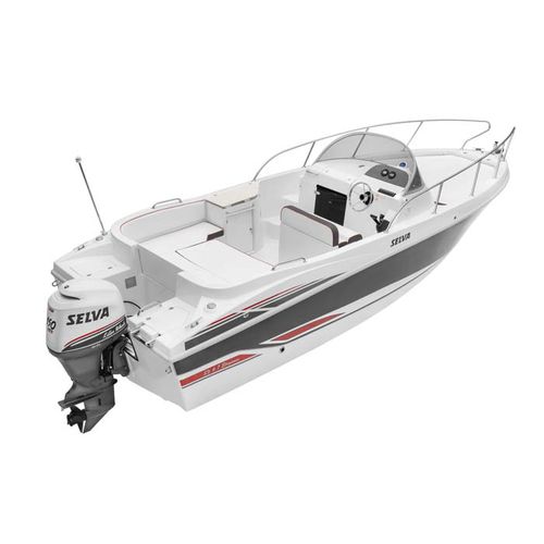 Walkaround fuoribordo - SD 6.7 ELEGANCE - Selva Marine - Fiberglass - open / in fibra di vetro / max. 7 persone