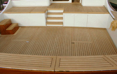 Pannello per rivestimento ponti - Ginnacle Import-Export Pte. Ltd. - in teak