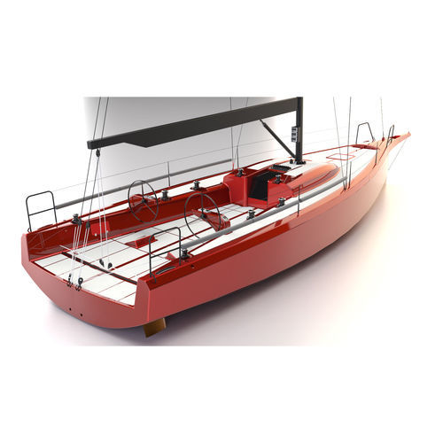 Barca a vela da crociera - 43 GRAND PRIX - ERYD YACHTS - in carbonio / a doppio timone / con bompresso