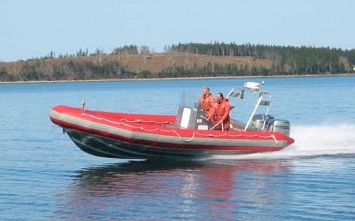 Gommone fuoribordo - 23' RHIB - ABCO Industries Limited - bimotore / semirigido / con console centrale