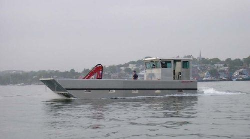 Barca professionale chiatta da lavoro - 36' - ABCO Industries Limited - entrobordo a idrogetto / in alluminio