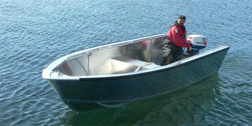 Barca professionale barca da lavoro - 16' Skiff - ABCO Industries Limited - fuoribordo / in alluminio