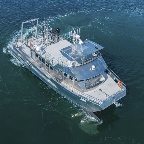 Barca professionale nave idrografica - 73′ - All American Marine - catamarano / entrobordo / in alluminio