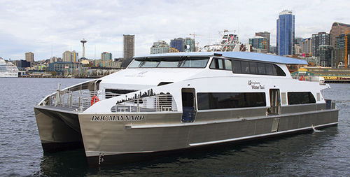 Traghetto passeggeri catamarano - King County - All American Marine - in alluminio