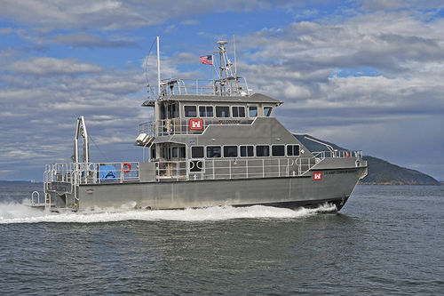Barca professionale nave idrografica - 68’ USACE Philadelphia - All American Marine - catamarano / entrobordo / in alluminio