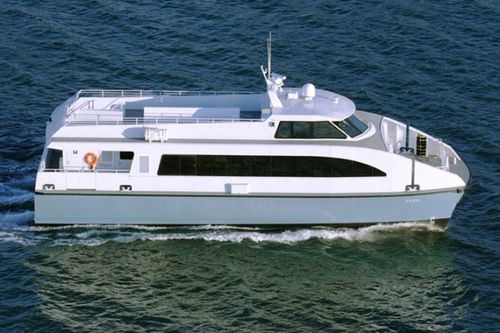 Barca professionale barca per trasporto passeggeri - York - All American Marine - catamarano / entrobordo / in alluminio