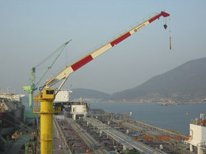 Gru per nave - SB - Appleton Marine Inc - di bordo