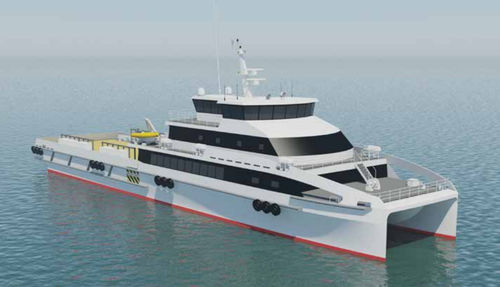 Nave di supporto offshore per il trasporto dell'equipaggio - EXPRESS 57 - Austal USA - catamarano / ad alta velocità