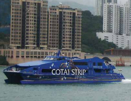 Traghetto per auto catamarano - THE COTAI STRIP COTAIJETS - Austal USA - ad alta velocità