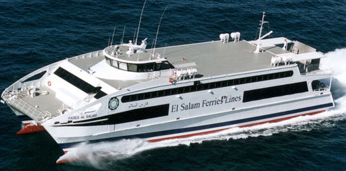Traghetto per auto catamarano - FARES AL SALAM - Austal USA - ad alta velocità