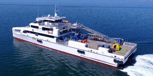 Nave di supporto offshore per il trasporto dell'equipaggio - EXPRESS 70 - Austal USA - catamarano / ad alta velocità