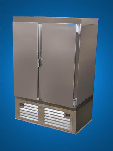 Frigorifero con congelatore per barca - R17F13-2M-ADS-MLR / R17F13-2M-SN-MLR - Cospolich Refrigerator Co - a libera installazione / con apertura frontale / in acciaio inossidabile