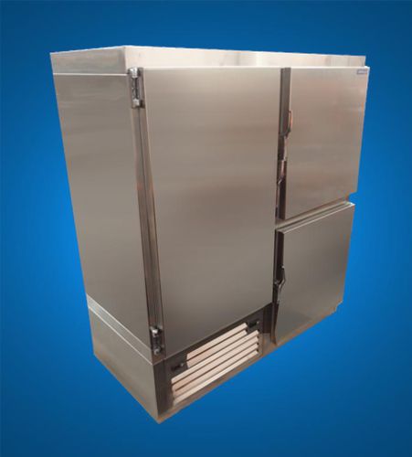 Frigorifero con congelatore per barca - R30F22-2M-ADS-MLR / R30F22-2M-SN-MLR - Cospolich Refrigerator Co - a libera installazione / con apertura frontale / in acciaio inossidabile